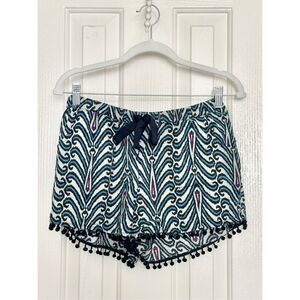 FIGUE women’s drawstring shades of blue, purple, and white - size XS